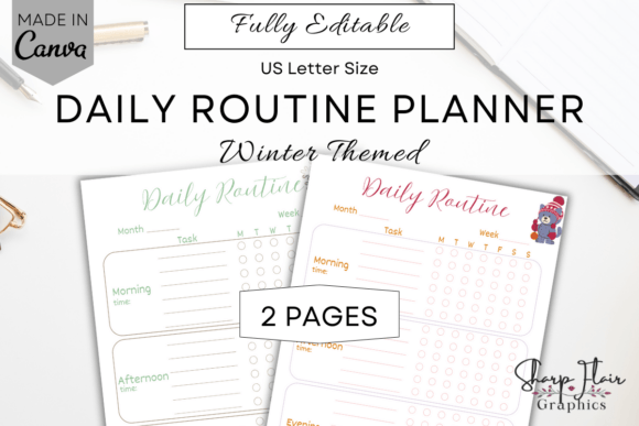 Download Daily Routine Planner | Canva | Planner - Canva Collection