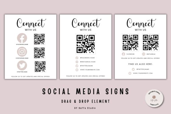 Download Canva QR Code Sign Printable Template - Canva Collection