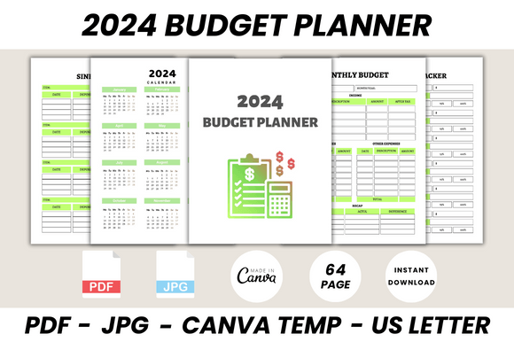 Download 2024 Budget Planner Canva Template - Canva Collection