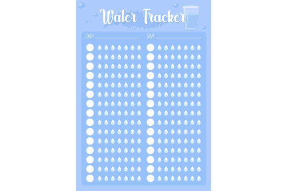 Download Water Drinking Tracker Creative Planner - Premium Bundle