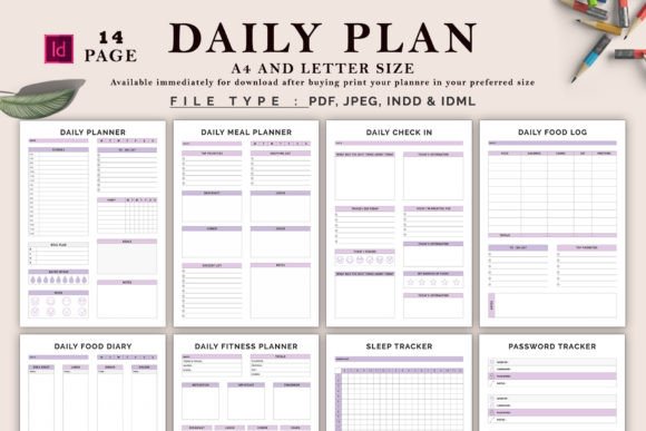 Download Digital Daily Planner Bundle - Digital daily planner Collection