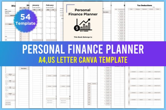 Download Editable Personal Finance Planner Canva - Canva Collection