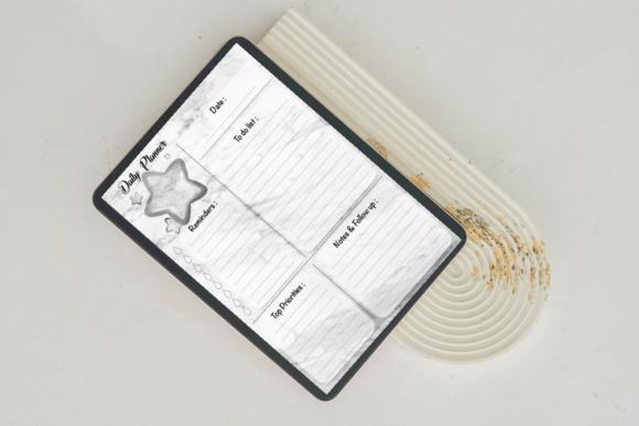Download GRAY MARBLE DIGITAL DAILY PLANNER - Digital daily planner Collection