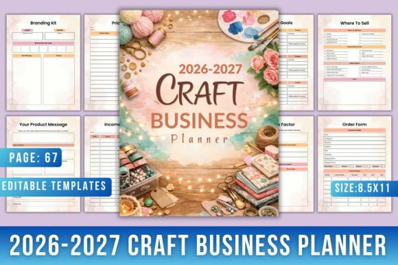 Download 2026–2027 Craft Business Planner - Craft business Collection