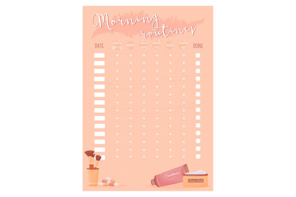 Download Morning Routines Creative Planner Page - Premium Resources