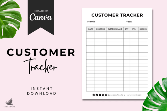 Download Editable Customer Tracker Template - Customer tracker Collection