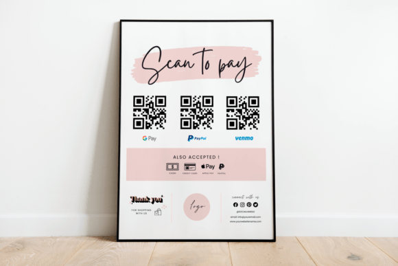 Download Canva | Printable Scan to Pay Sign - Canva Collection