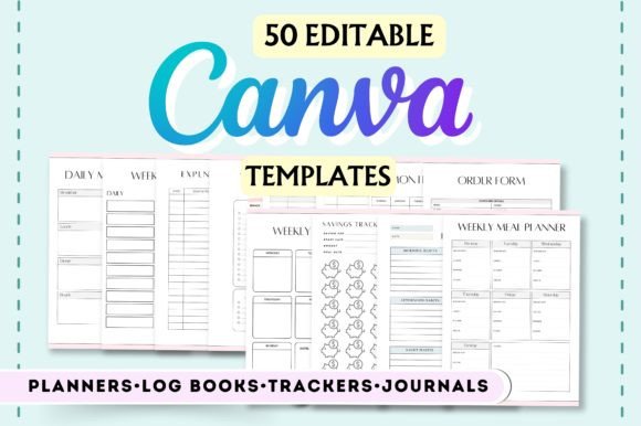 Download 50 Editable Canva Templates KDP Interior - Canva Collection
