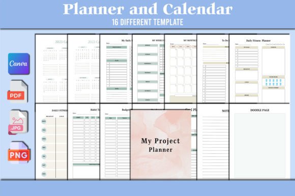 Download Planner and Calendar Canva Templates - Canva Collection