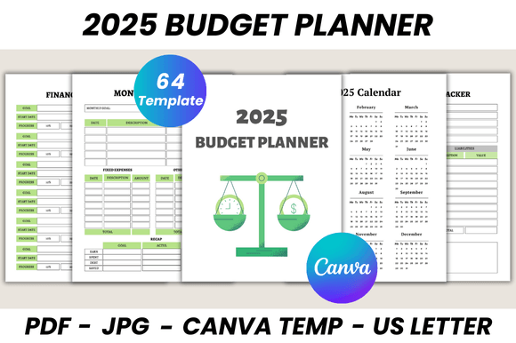Download 2025 Budget Planner Canva Template - Canva Collection